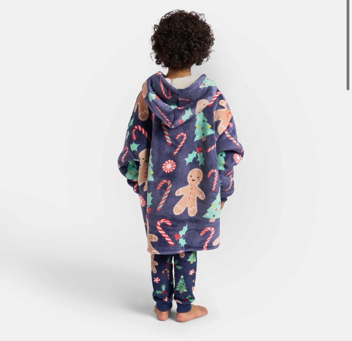 Kids Gingerbread Hoodie Blanket - one size