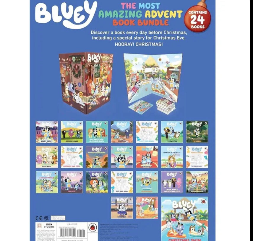 Bluey storybook advent calendar