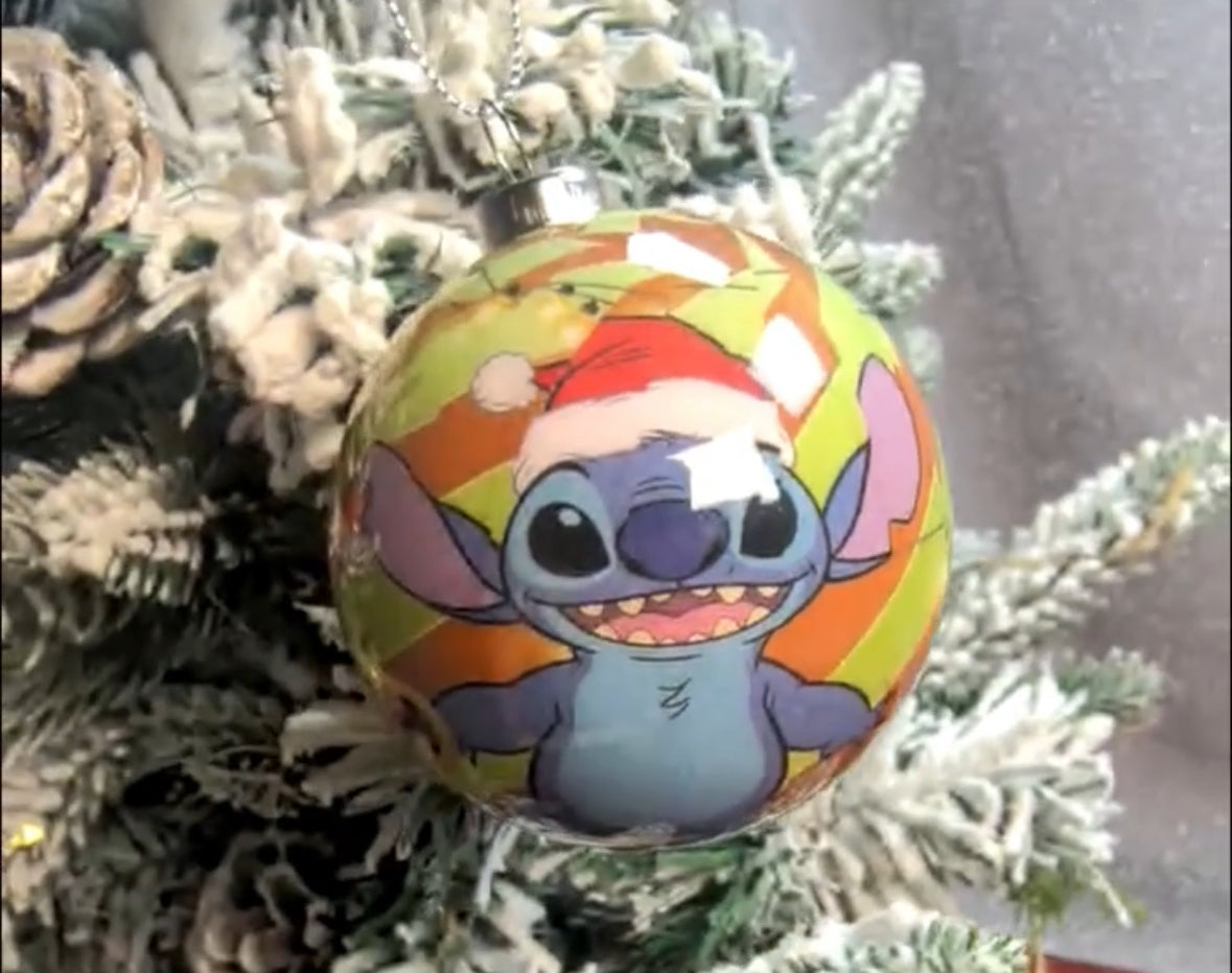 Stitch Christmas bauble