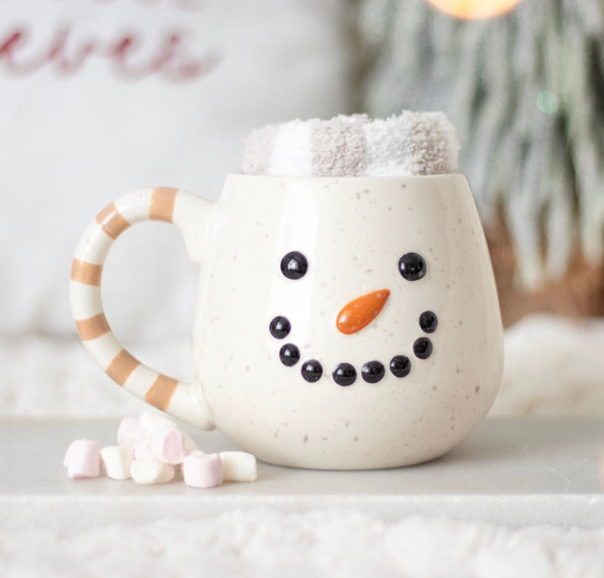 Snowman Mug & Socks set