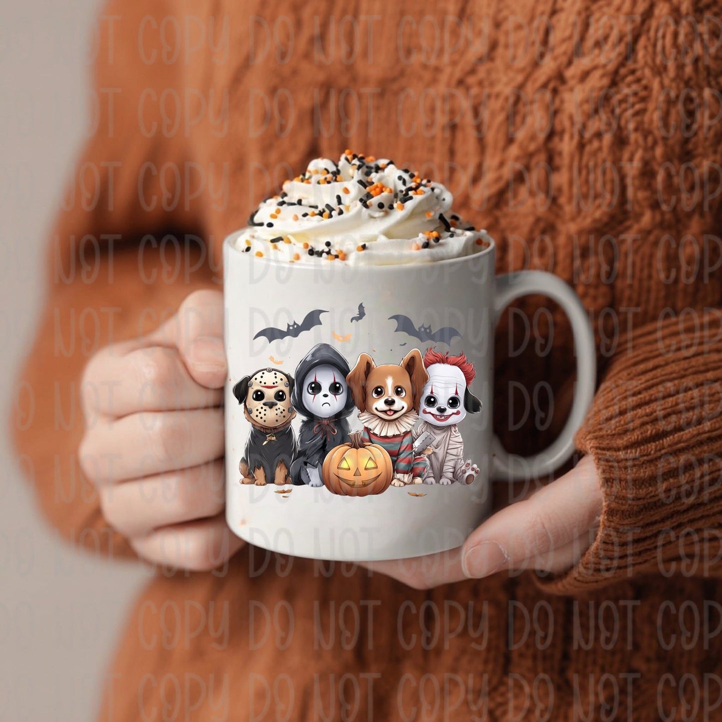 Halloween mugs - personalised