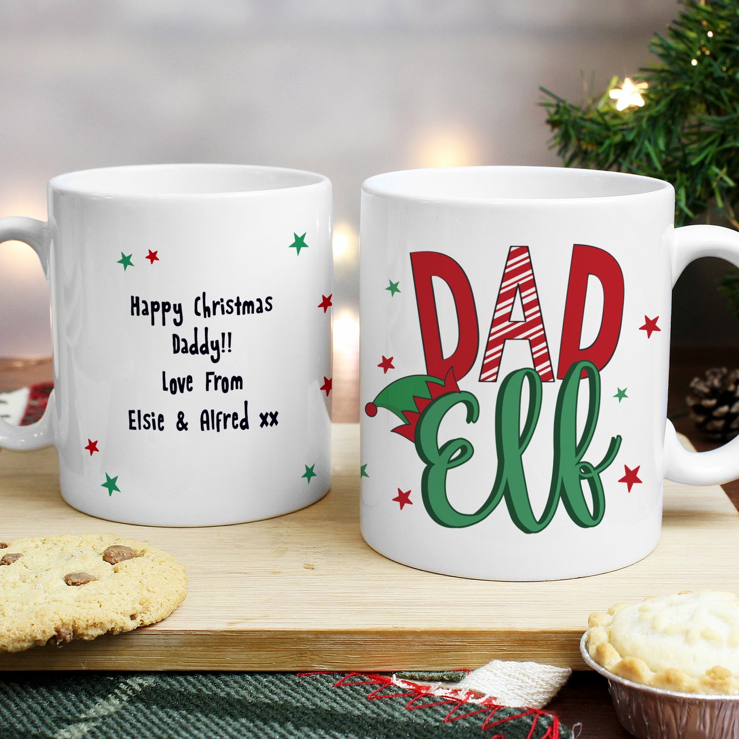 Personalised Elf mug