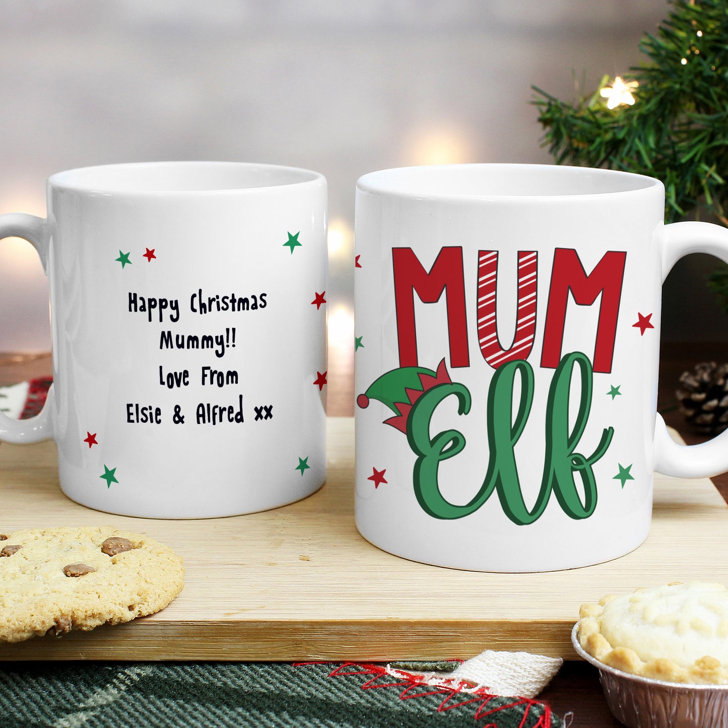Personalised Elf mug