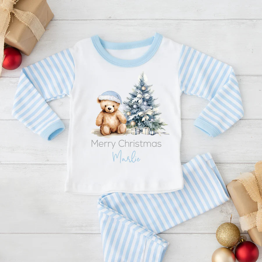 Kids Christmas Bear Pyjamas