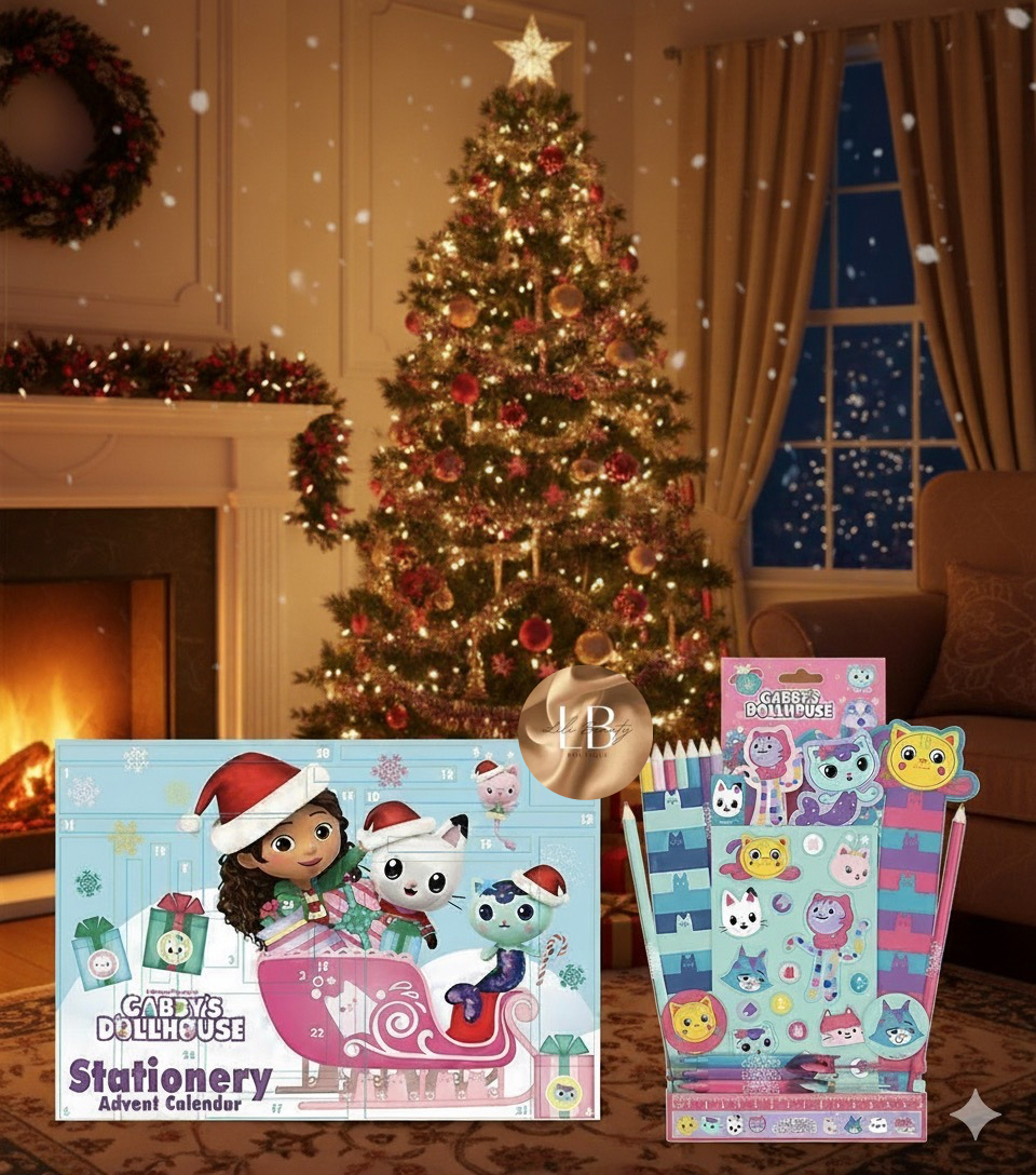 Gabby's Dollhouse Stationery Advent calendar