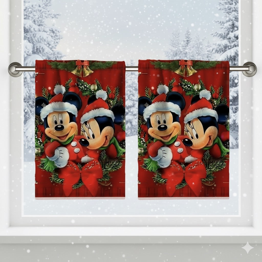 Mickey & Minnie Christmas Hand Towels