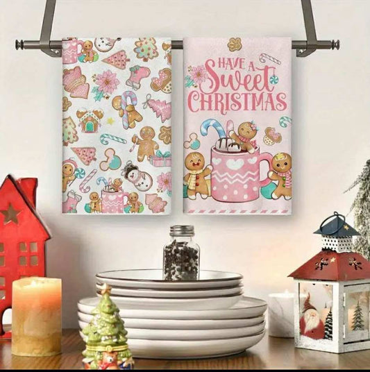 Christmas Kitchen Hand Towels