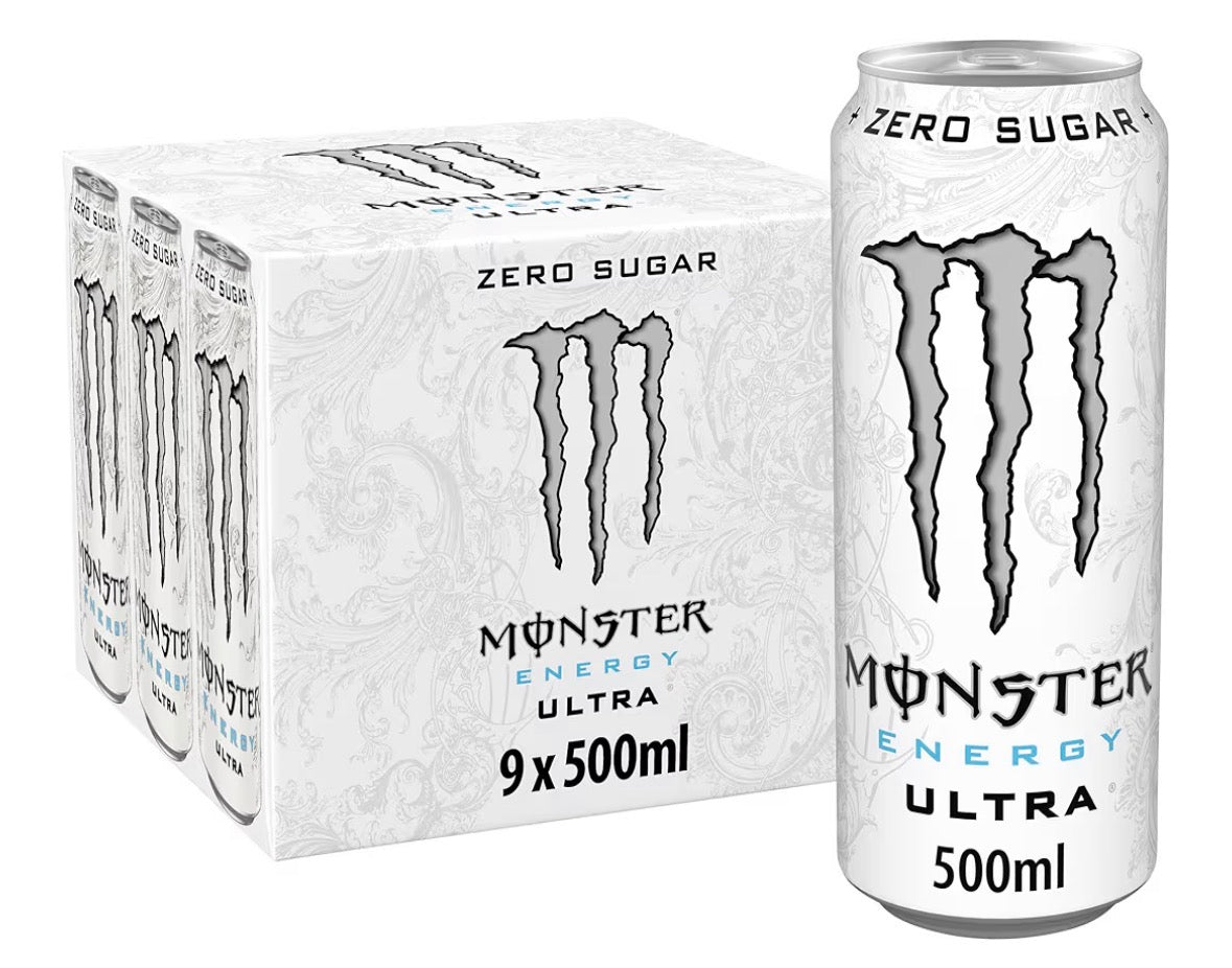 Monster cans x9