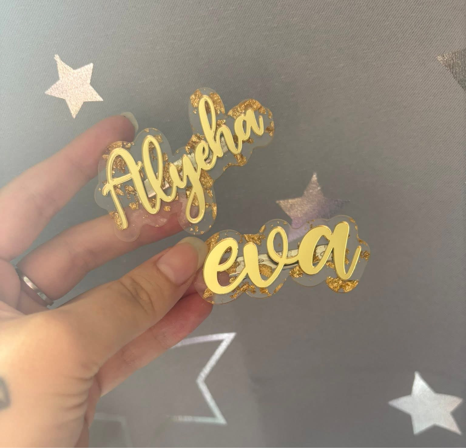 Personalised Hair clips