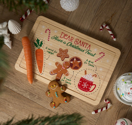 Dear santa treat board