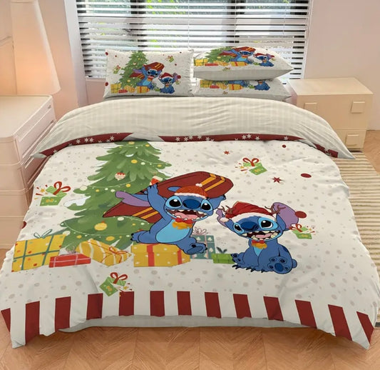 Stitch Cream Christmas Bedding