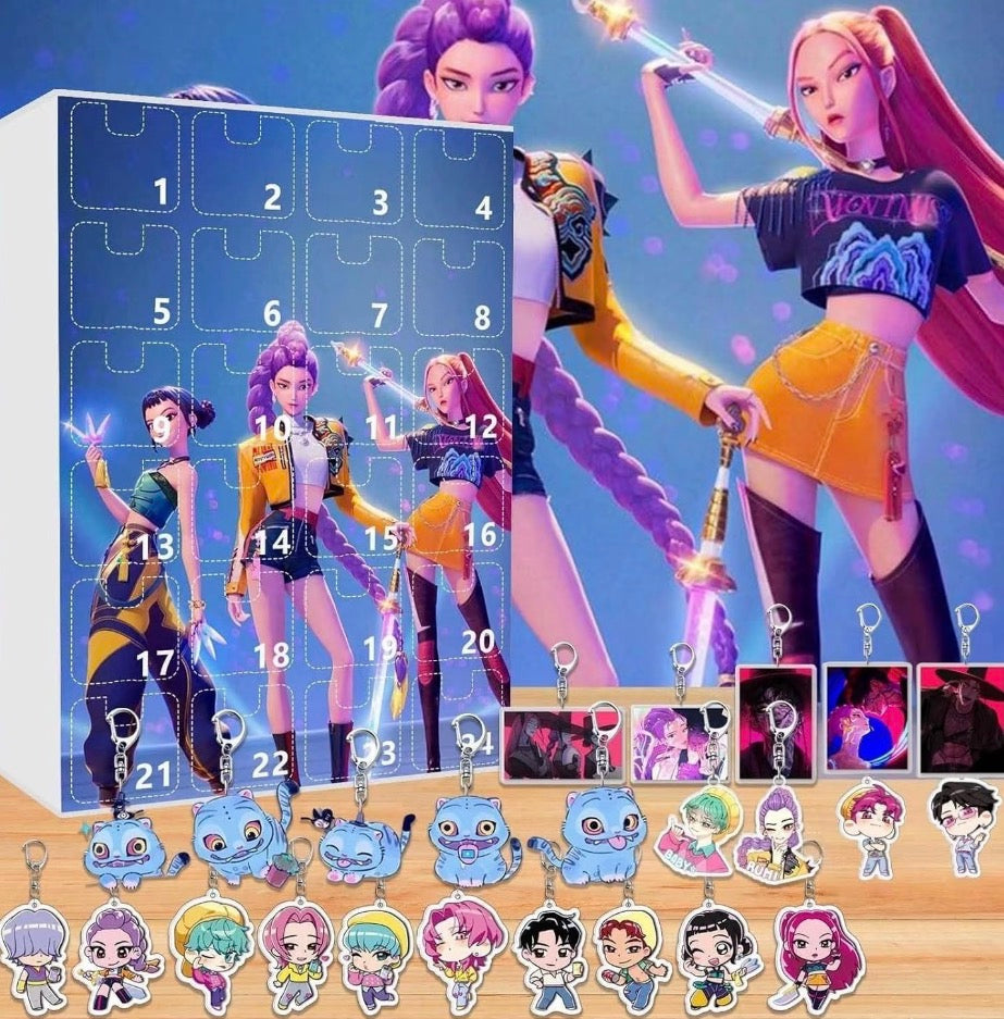 Kpop keyring advent calendar