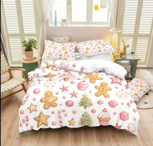 Christmas Gingerbread bedding