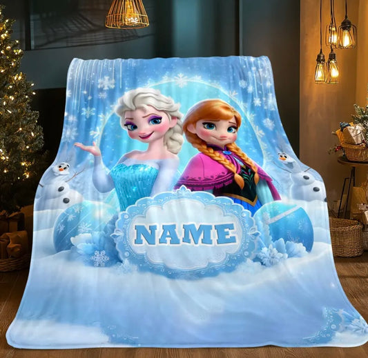 Personalised Frozen throw/blanket