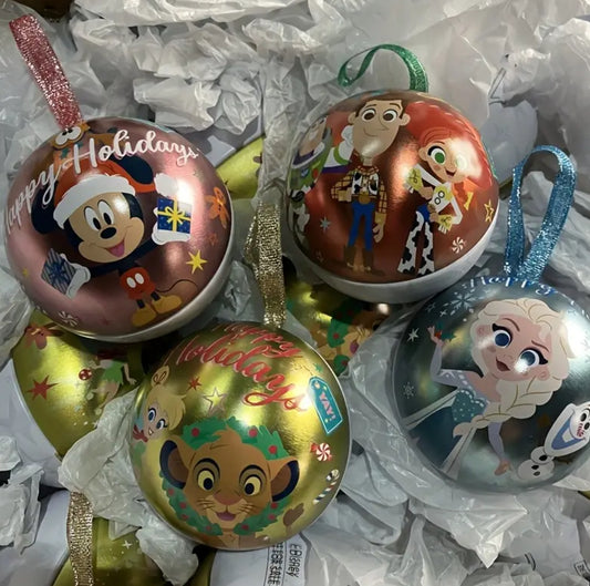 Set of disney baubles