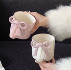 Valentines Heart Bow mugs