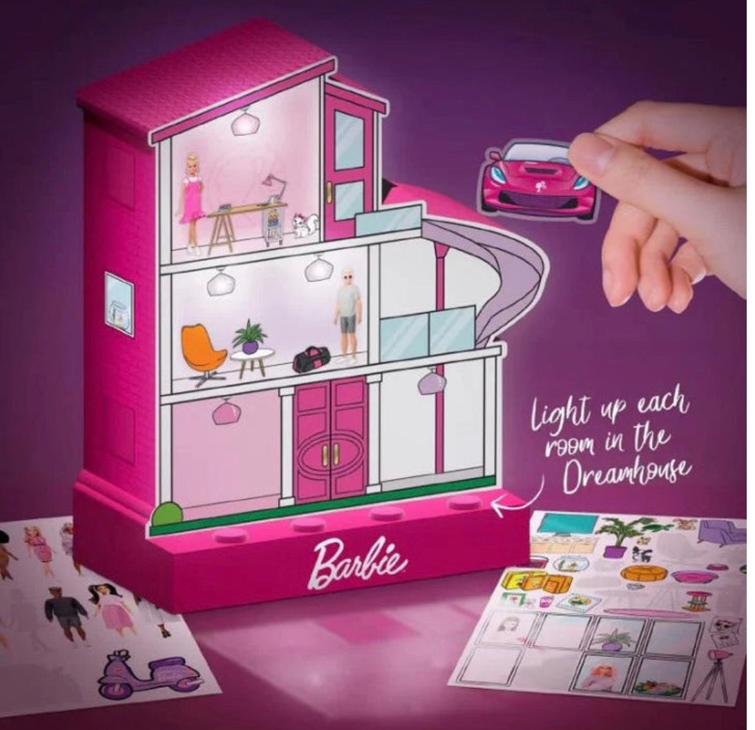 Barbie Dreamhouse Light with stickers
