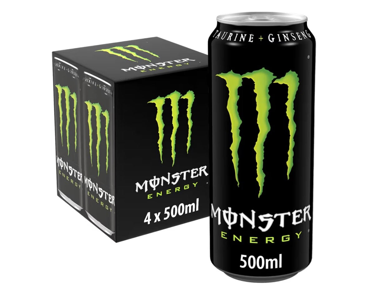 Monster cans x4