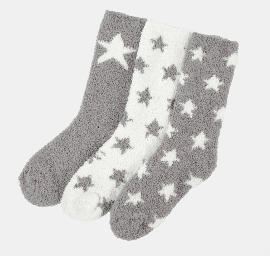 3 pairs fluffy socks