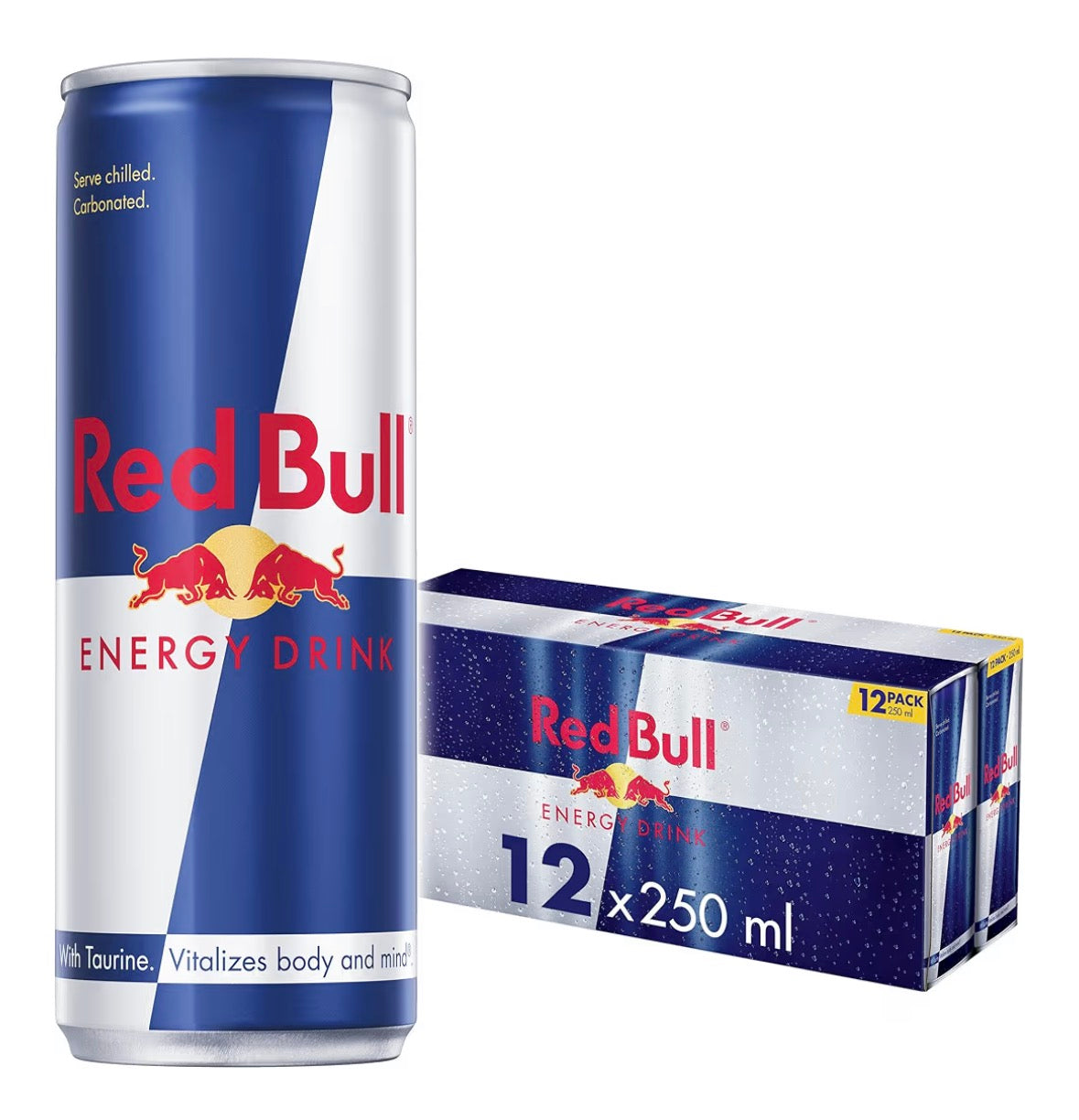 Redbull cans x12