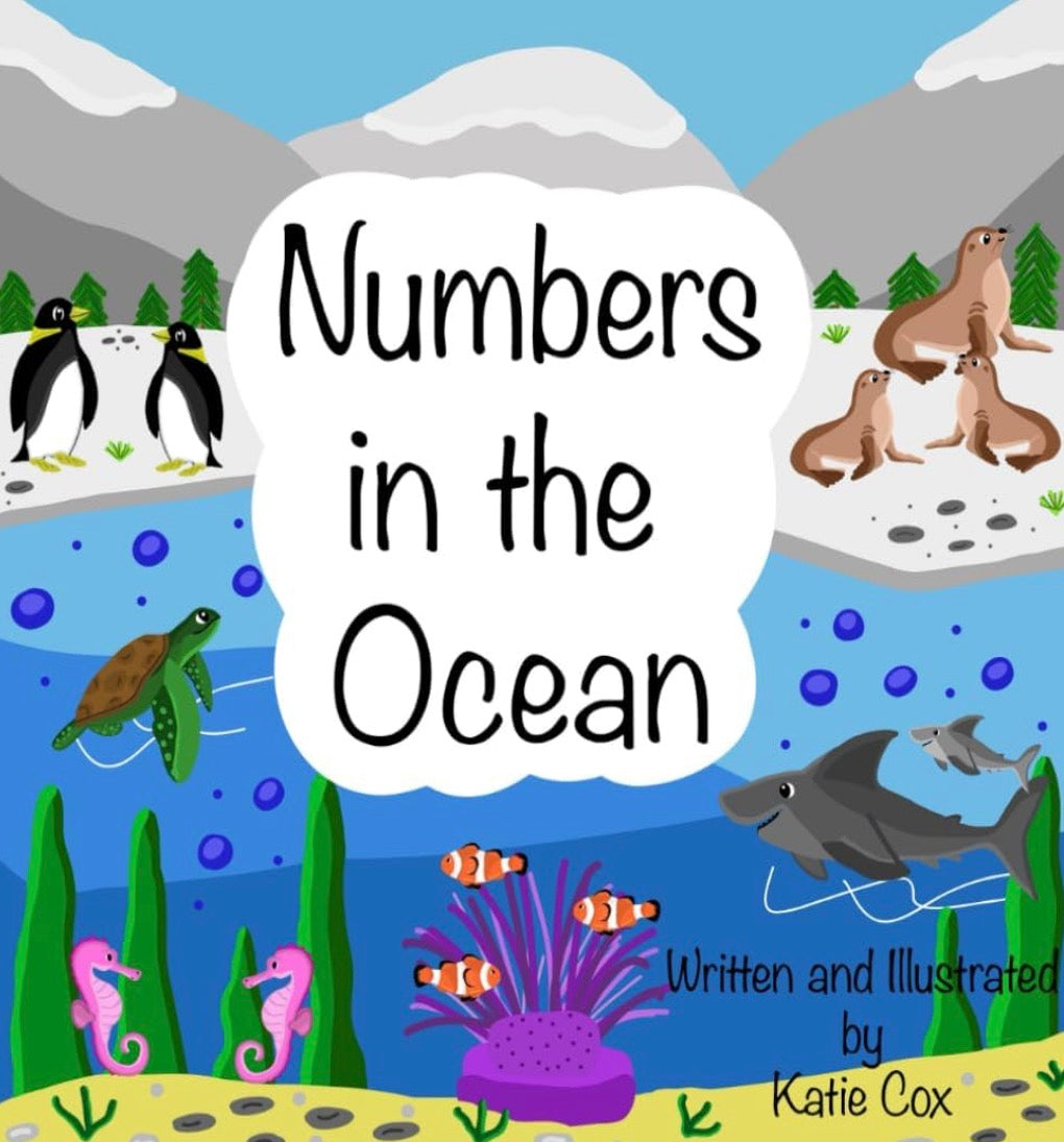 Numbers in the ocean childrens book - LB Exclusive
