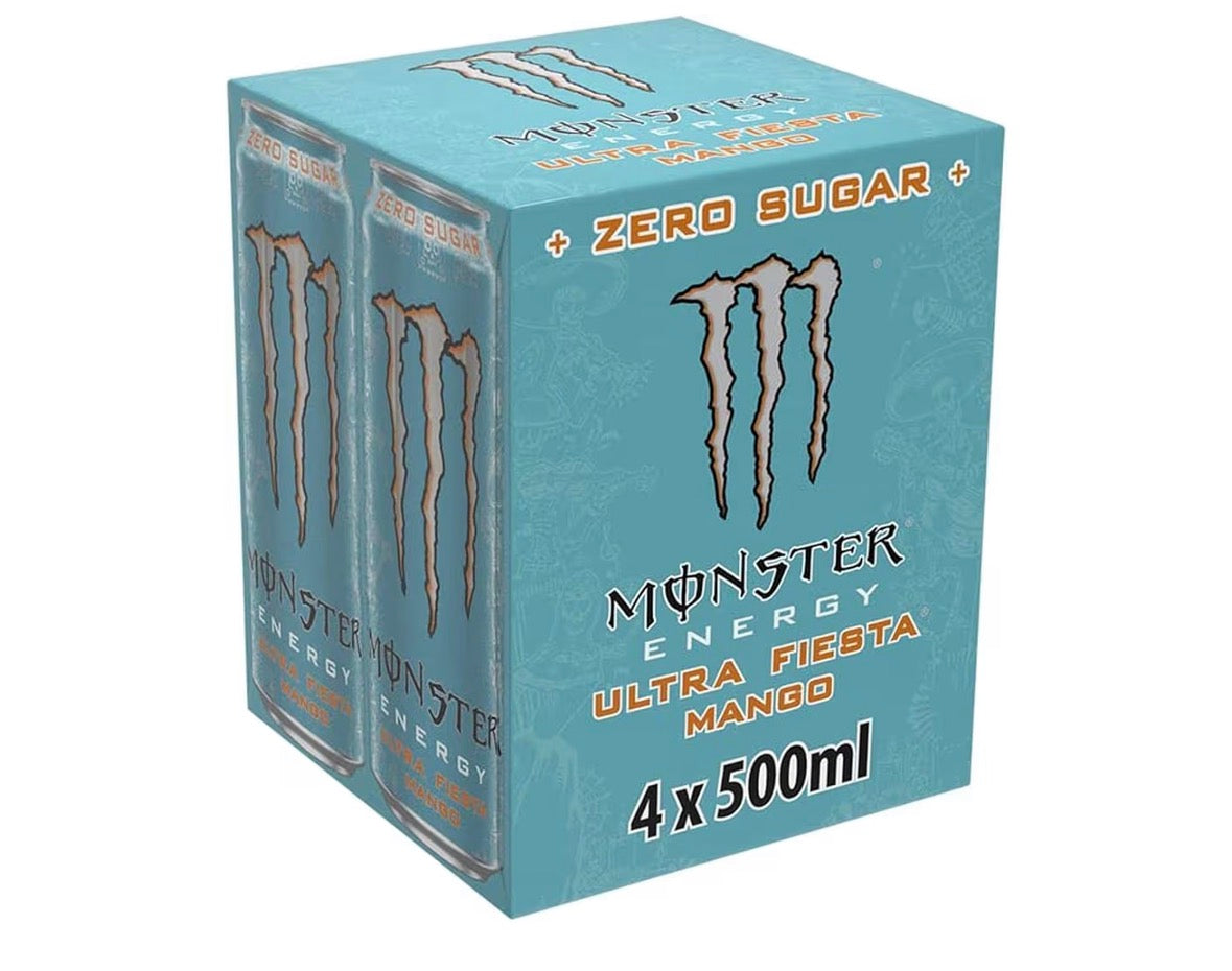 Monster cans x4