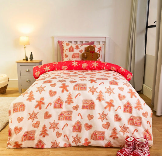 Reversible christmas bedding - Single