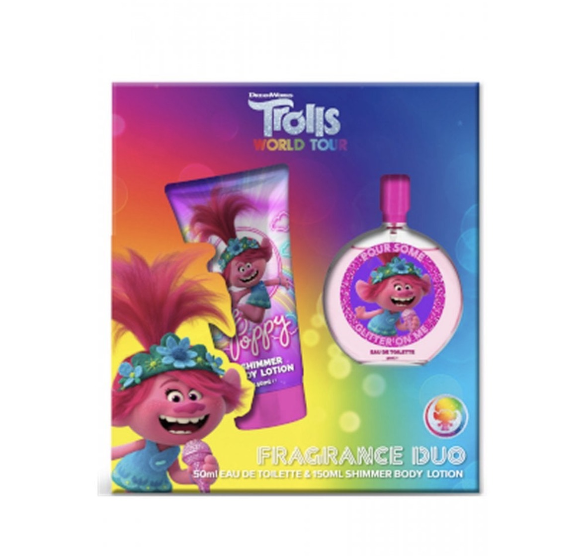 Trolls fragrance gift set duo