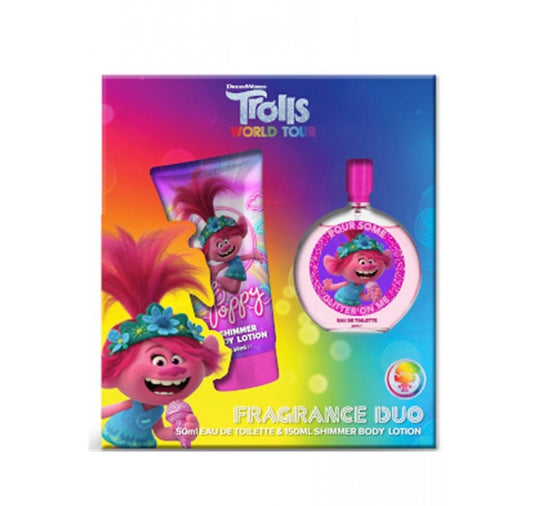 Trolls fragrance gift set duo