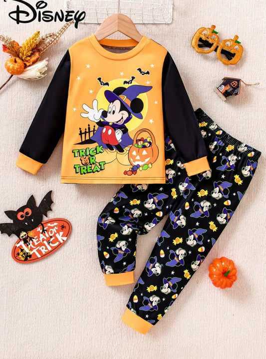 Kids disney Mickey Mouse halloween pjs