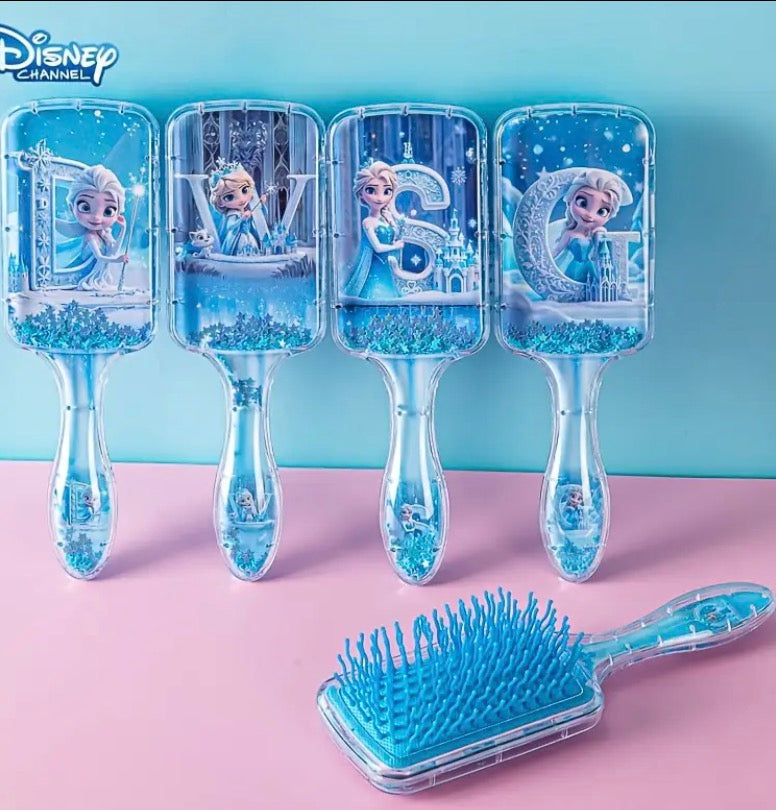 Frozen Initial glitter hairbrush