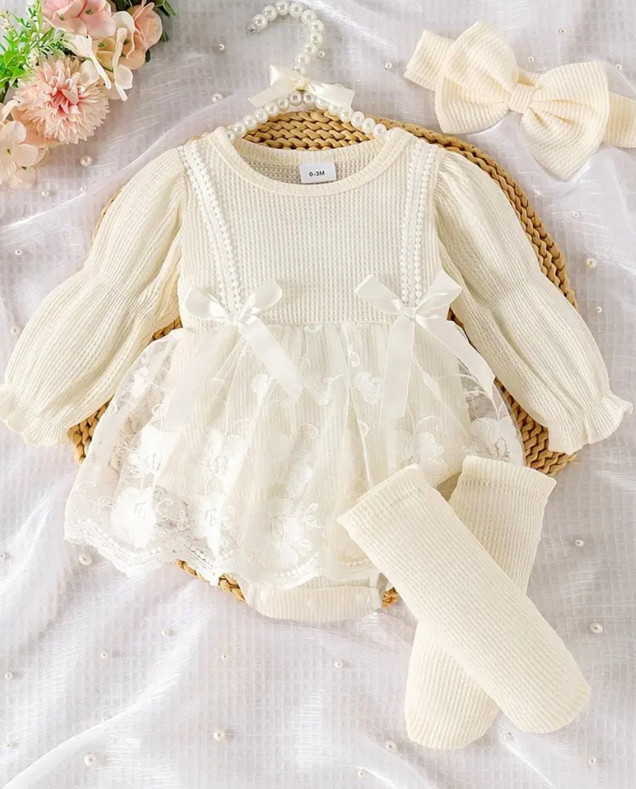 Baby girl matching 3 piece set