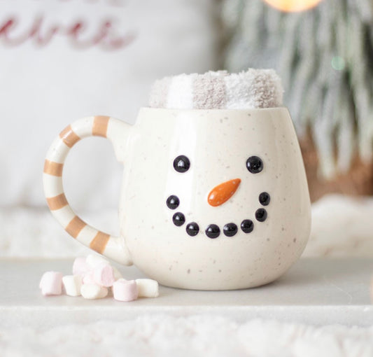 Snowman Mug & Socks set