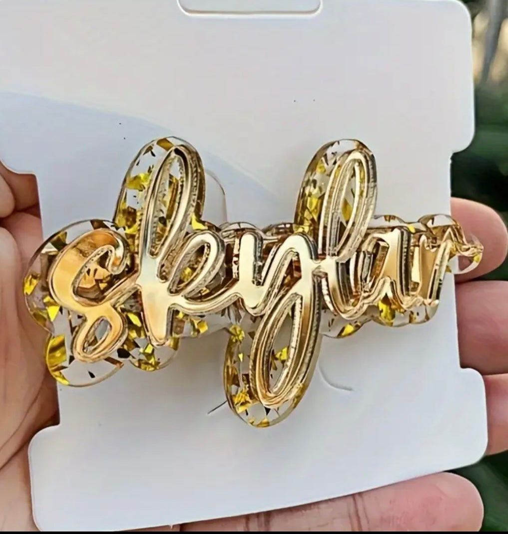 Personalised Hair clips