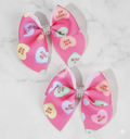 Kids Valentines hair bows