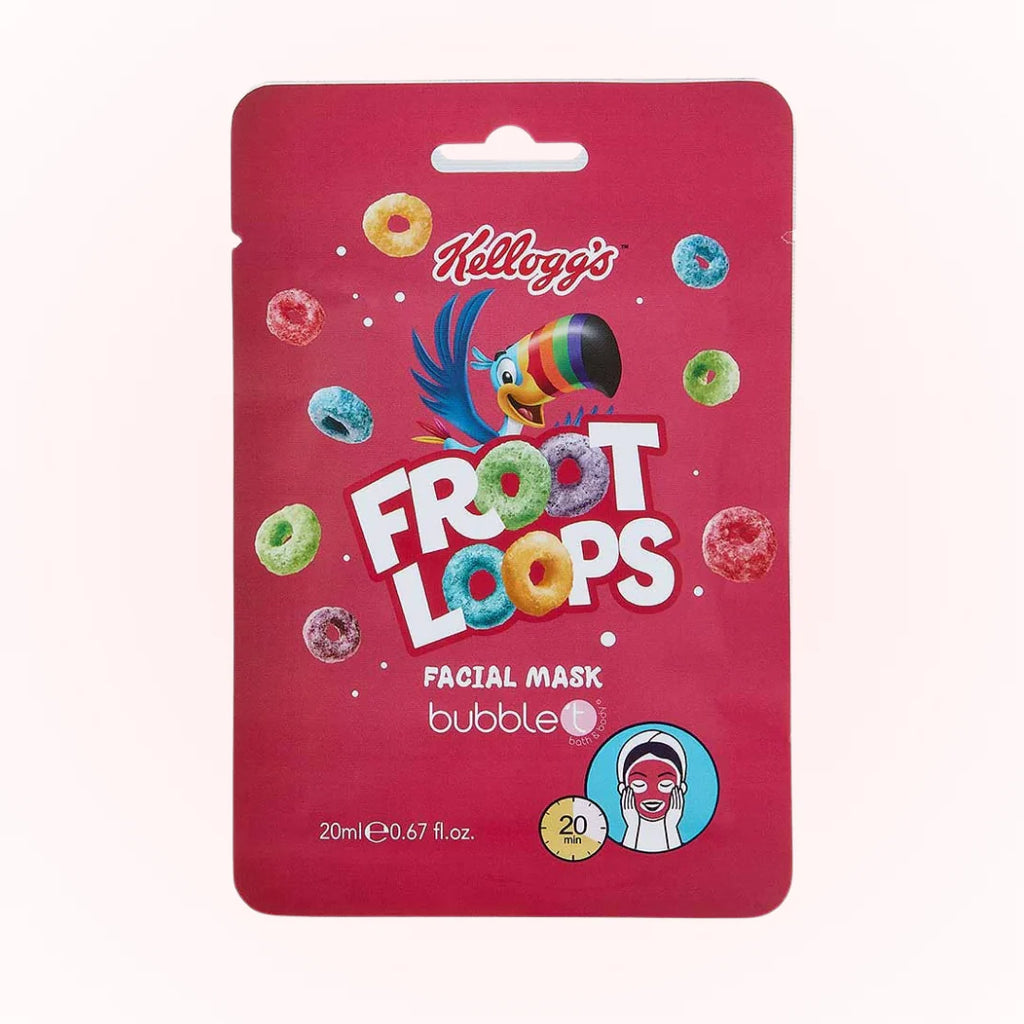 Bubble'T x kelloggs face mask gift set