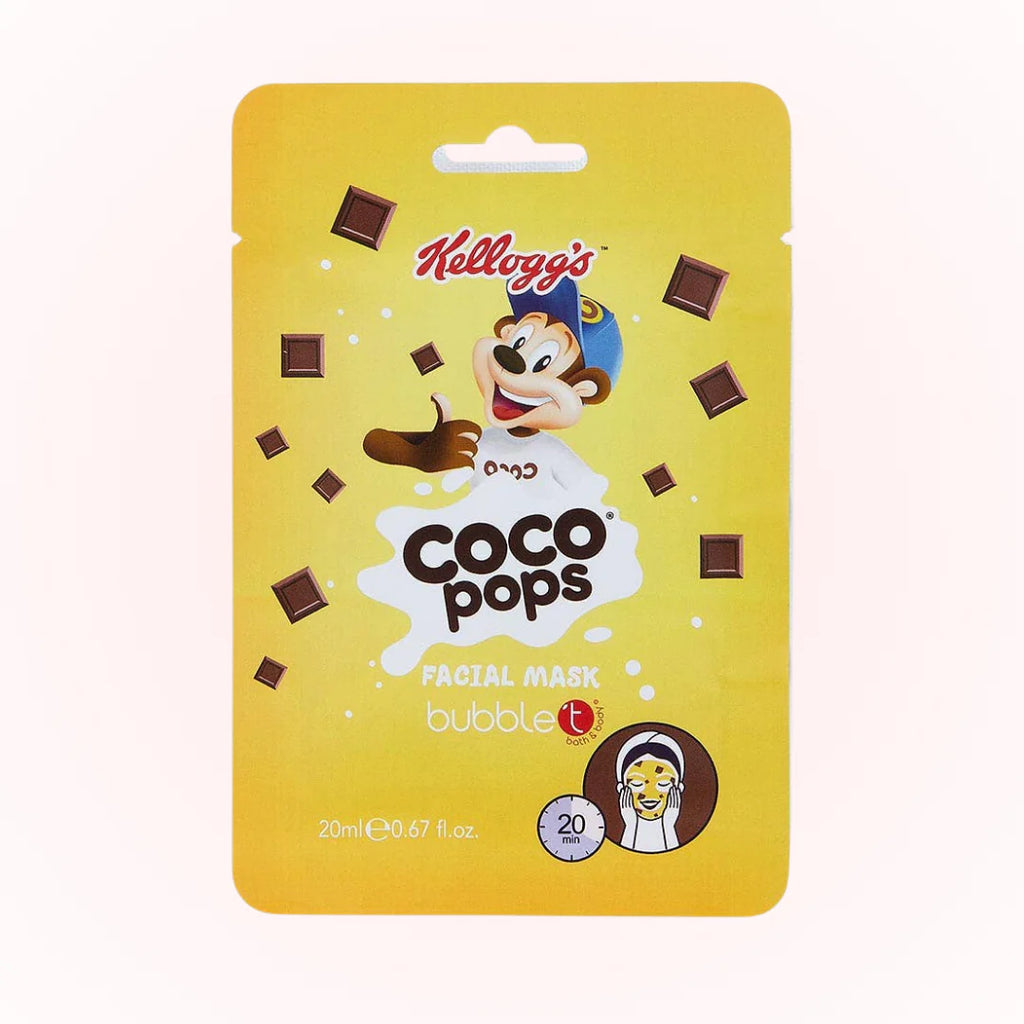 Bubble'T x kelloggs face mask gift set