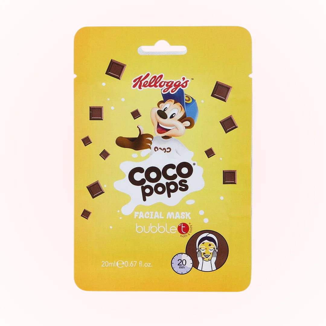 Bubble'T x kelloggs face mask gift set
