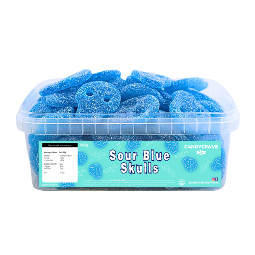 Sour blue skulls tub