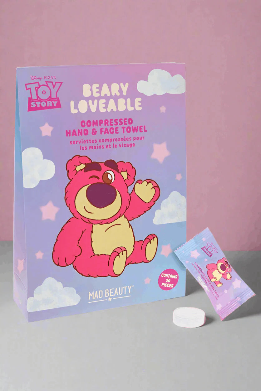Toy story beary loveable - compressed hand and face towels