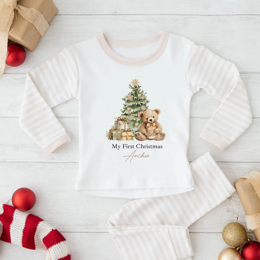 Personalised My first christmas pyjamas