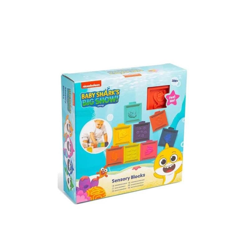 Baby shark sensory blocks