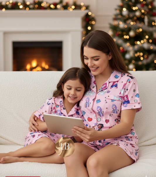 Kpop matching mum & kid pyjamas - Mum