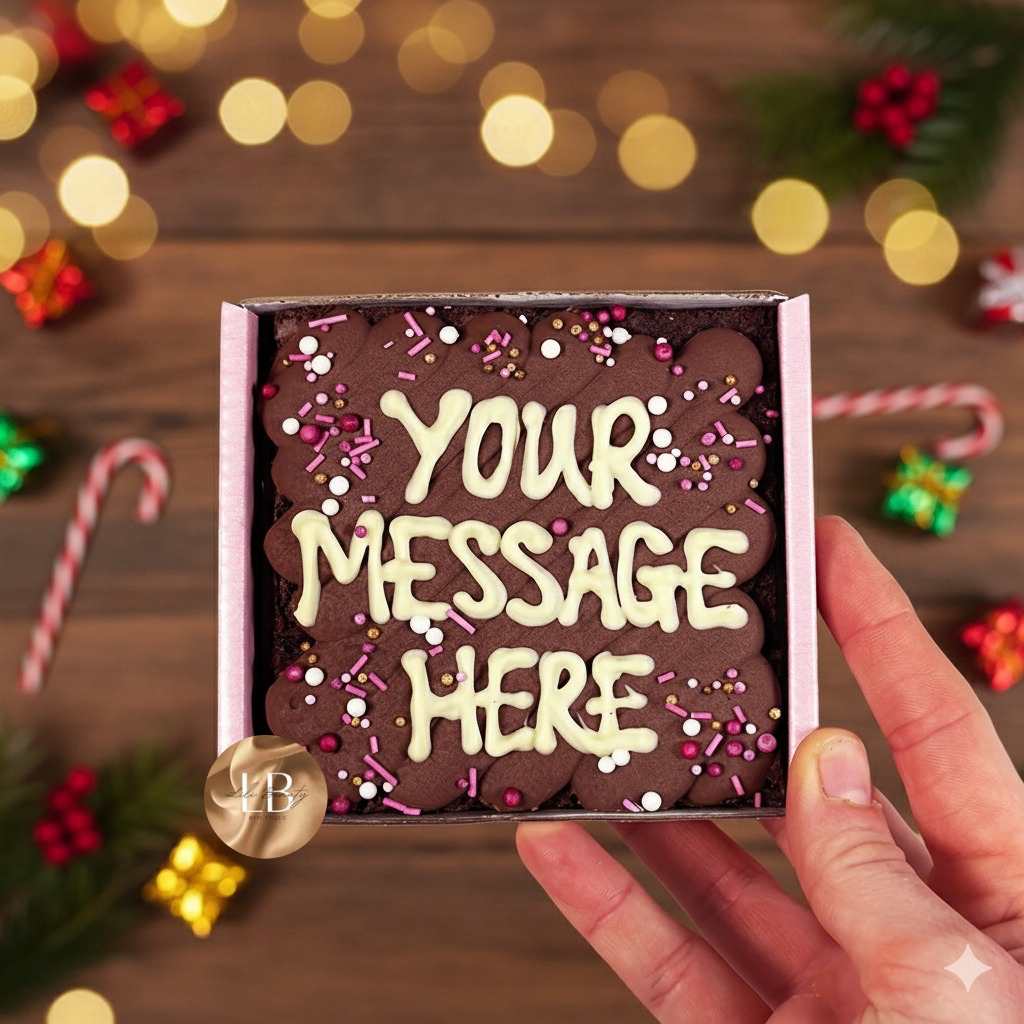 Personalised MINI Brownie slab