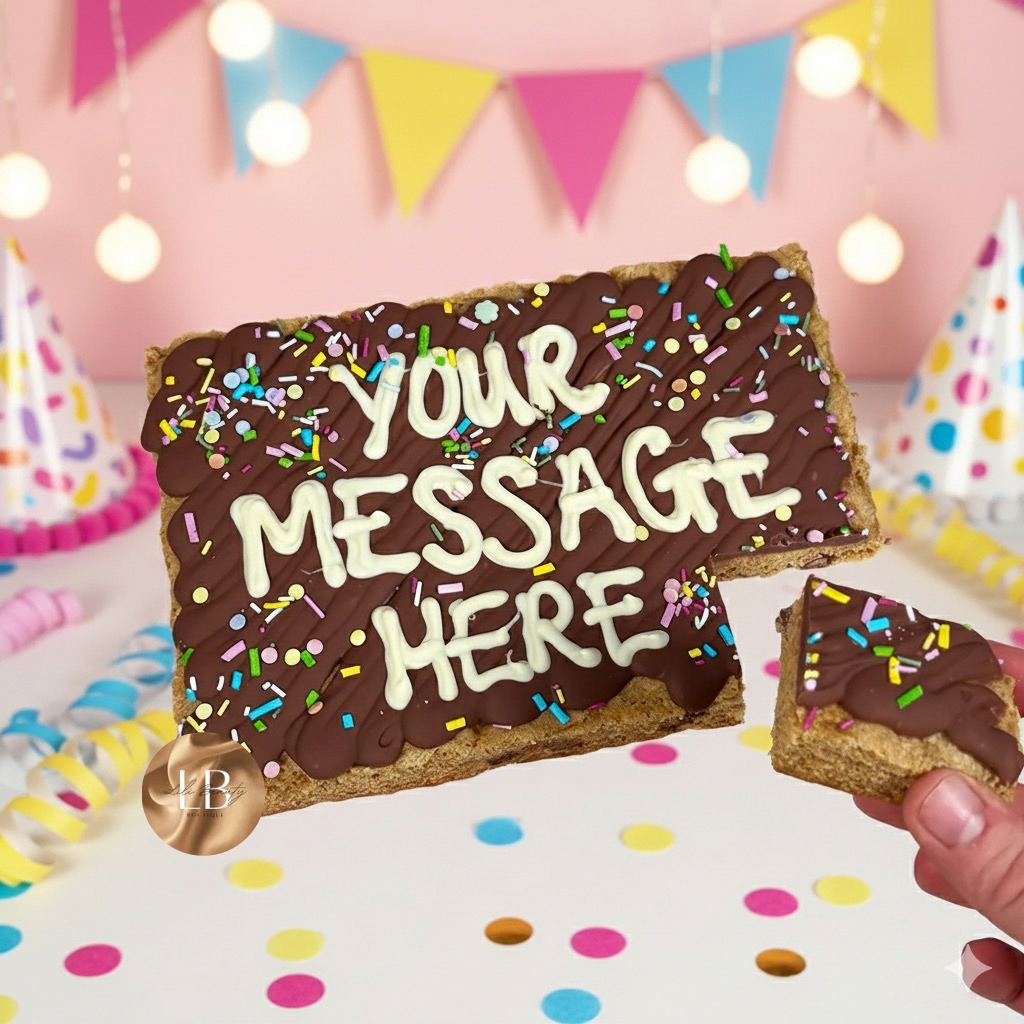 Personalised full size cookie slab