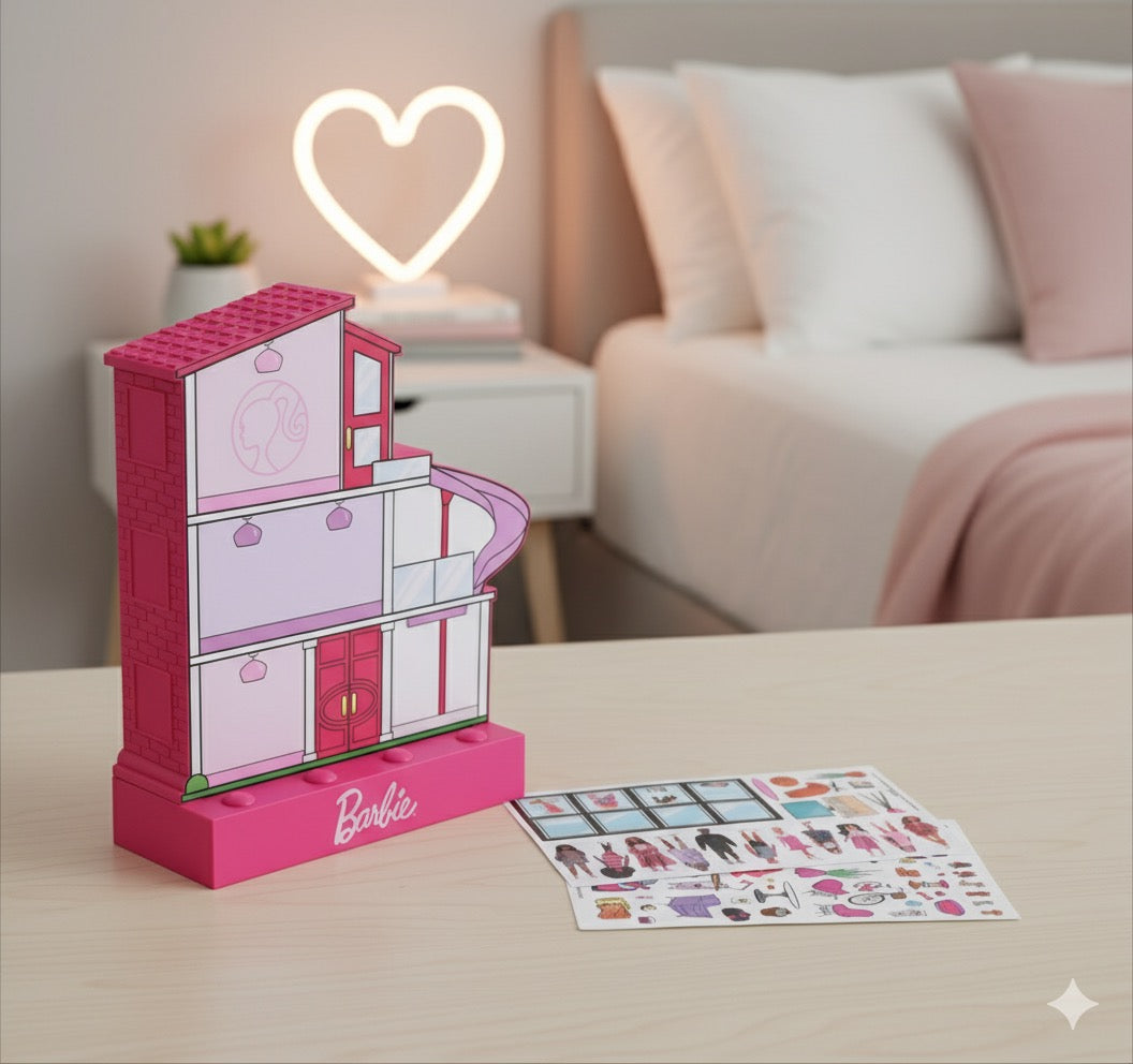 Barbie Dreamhouse Light with stickers