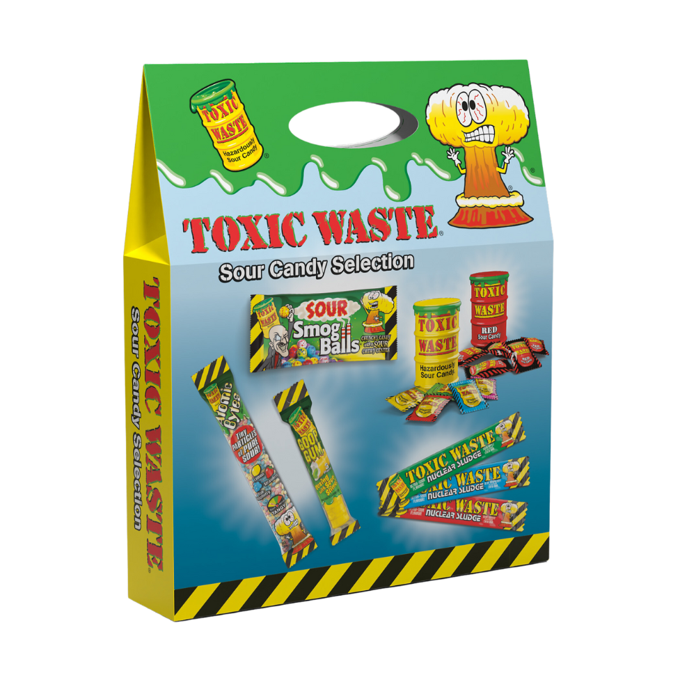 Toxic Waste Sour Candy Selection Box