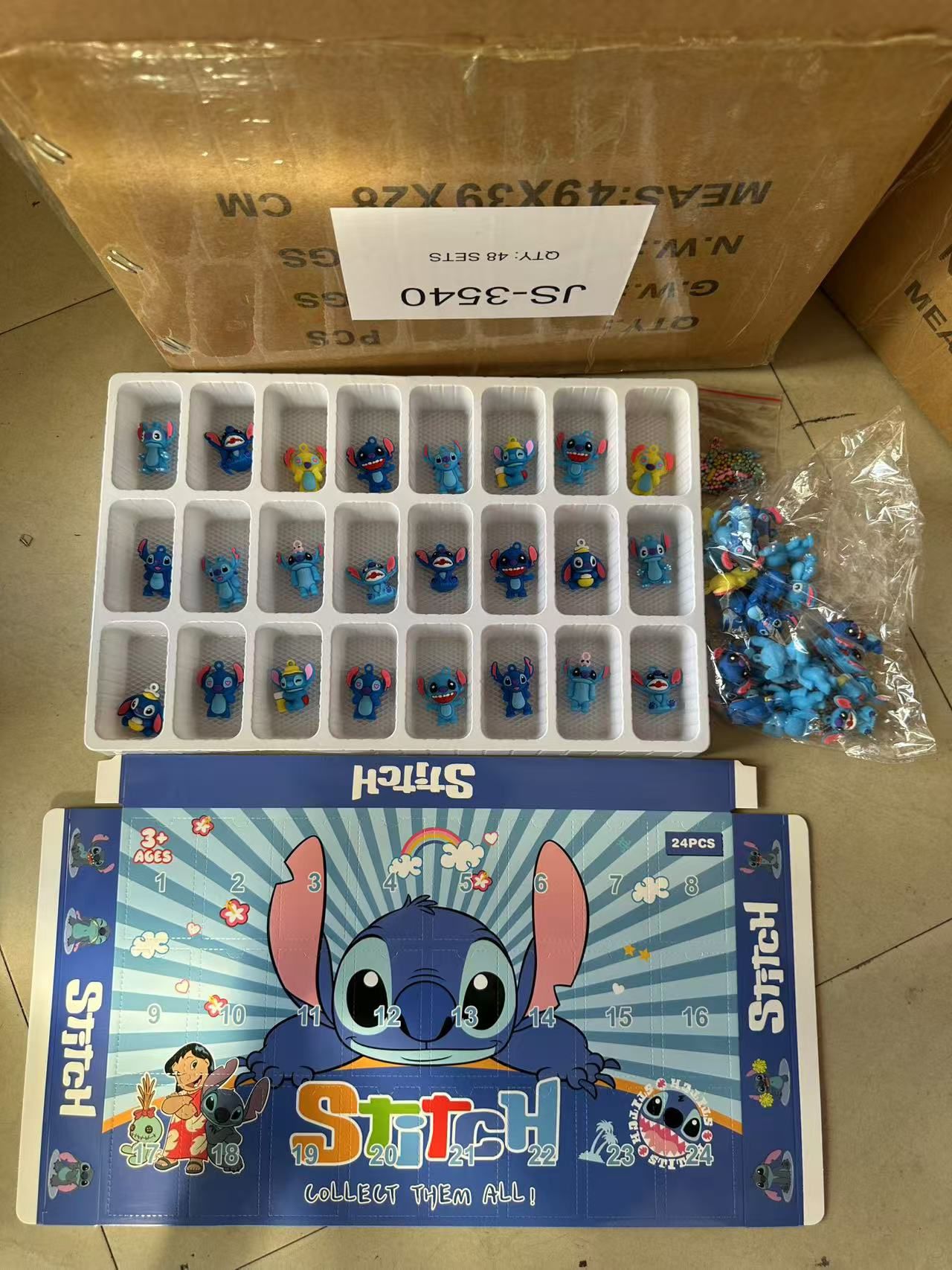 Stitch figure advent calendar