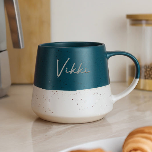 Personalised Speckled Ceramic mug