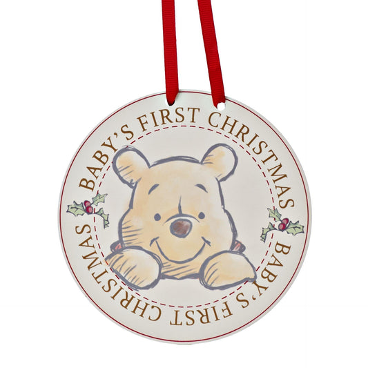 Winnie the pooh Baby's first christmas tree decoration